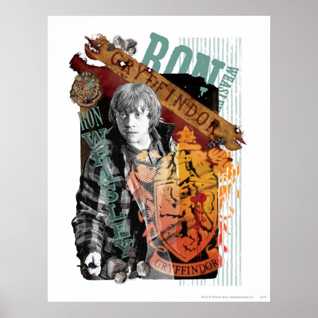Poster Colagem do Ron Weasley 1 (Frente)