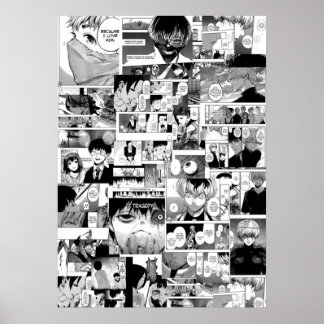 Poster Colagem do Tokyo ghoul