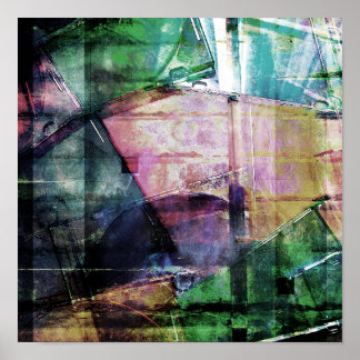 Poster Colagem do Vintage CD Capas