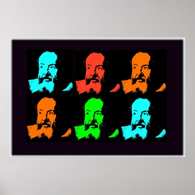 Pôster Colagem Galileo (Frente)