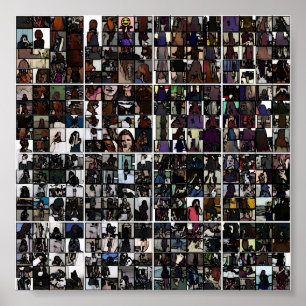 Poster Colagem Massiva Sem Fato