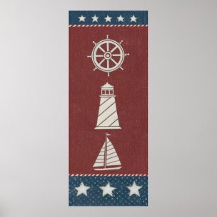 Poster Colagem náutica 1