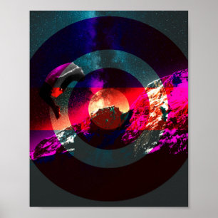 Poster Colagem original de sonho lúcido de Digitas