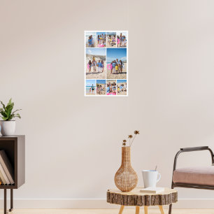 Poster Colagem personalizada de 10 fotos