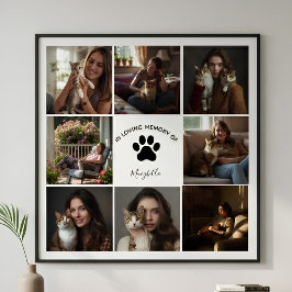 Poster Colagem Personalizada de Animais de Estimação em M
