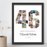 Poster Colagem Personalizada de Fotografias do 46º Aniver<br><div class="desc">Comemore o 46º aniversário com este poster de colagem de fotos número 46 personalizado. Este presente personalizável também é perfeito para o aniversário de casamento. É uma maneira excelente de mostrar memórias preciosos do seu casamento e da sua vida casada. A poster apresenta uma coleção de fotos capturando aqueles momentos...</div>