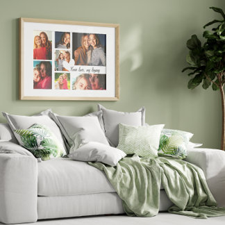 Poster Colagem Personalizada de Fotografias do Dia de as