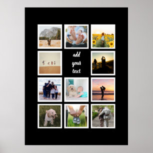 Poster Colagem Personalizada de Fotos 11 Família Personal