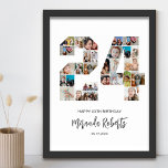 Poster Colagem Personalizada de Fotos do 24º Aniversário<br><div class="desc">Comemore o 24º aniversário com este poster de colagem de fotos número 24 personalizado. Este presente personalizável também é perfeito para o aniversário de casamento. É uma maneira excelente de mostrar memórias preciosos do seu casamento e da sua vida casada. A poster apresenta uma coleção de fotos capturando aqueles momentos...</div>