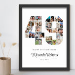Poster Colagem Personalizada de Fotos do 49º aniversário<br><div class="desc">Comemore o 49º aniversário com este poster de colagem de fotos número 49 personalizado. Este presente personalizável também é perfeito para o aniversário de casamento. É uma maneira excelente de mostrar memórias preciosos do seu casamento e da sua vida casada. A poster apresenta uma coleção de fotos capturando aqueles momentos...</div>