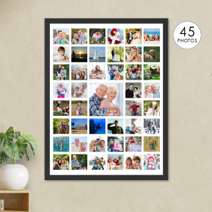Poster Colagem Simples de 30 Fotos