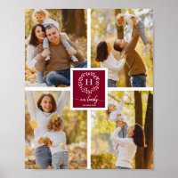 Colar de Fotos Personalizado com Monograma da Famí