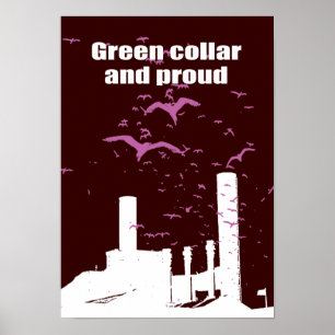 Poster Colar e orgulhoso verdes