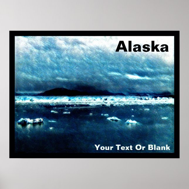 Poster Cold Blue Sea (Frente)