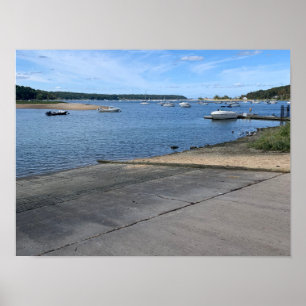 Poster Cold Primavera Harbor Long Island New York