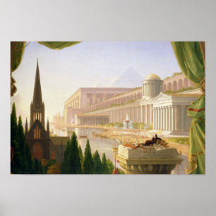 Poster Cole de Thomas - o sonho do arquiteto