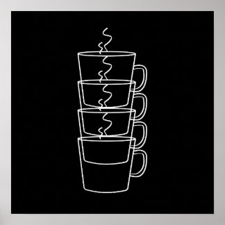 Poster Coleção Charming Cups