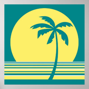 Pôster coleção da palma