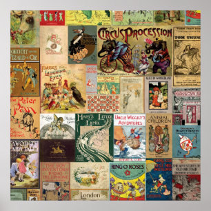POSTER COLEÇÃO DE BOOKCOVERS DE COBRIR DO LIVRO JSBC2 C