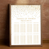 Coleção de Casamentos Vintage Glam Dourado Confett