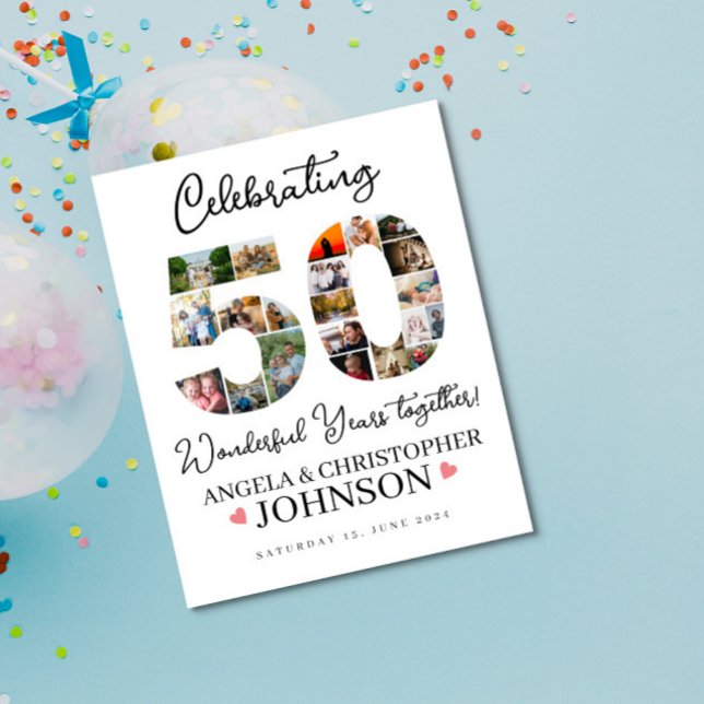 Poster Coleção de fotos de aniversário de casamento do ou (Criador carregado)