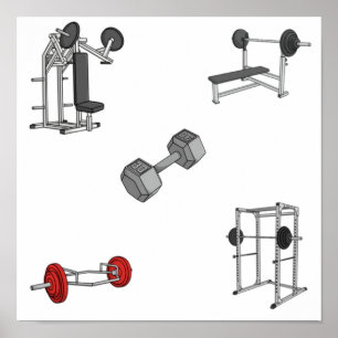 Poster Coleção de massas de gim