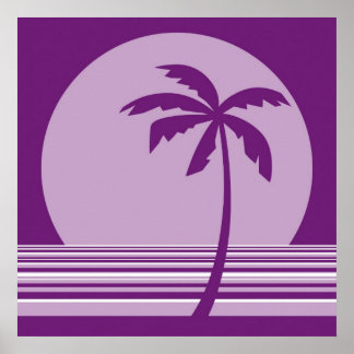 Poster coleção de palmas