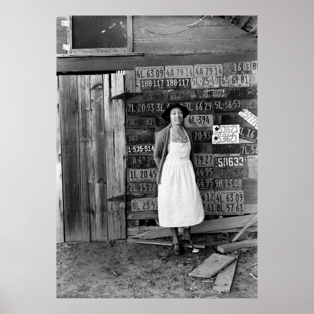 Pôster Coleção de Placas de Licença dos anos 30 (Frente)