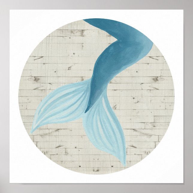 Poster Coleção de Sereias Pintada (Frente)