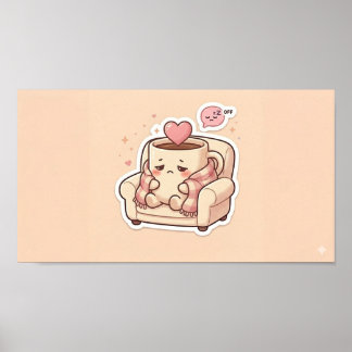 Poster Coleção de Stickers em Alta | Cute & Funny Digita