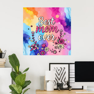 Poster Coleção de Trendências Florais de Luxo