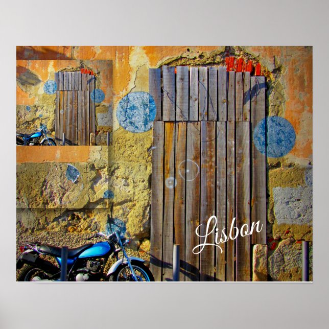 Pôster Coleção de Viagem de Lisboa (Frente)