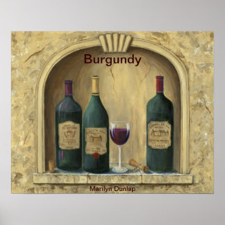 Poster Coleção de Vinhos Estaduais Franceses
