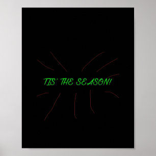Poster Coleção Gráfica Minimalista Tis Season Limpa