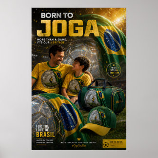 Poster Coleção Legado do Futebol Brasileiro – Pai e Filho