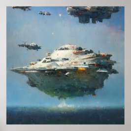 Poster Coleção Sci-fi: tributo a John Berkey