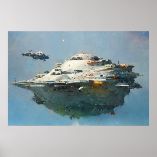 Poster Coleção Sci-fi: tributo a John Berkey (Frente)