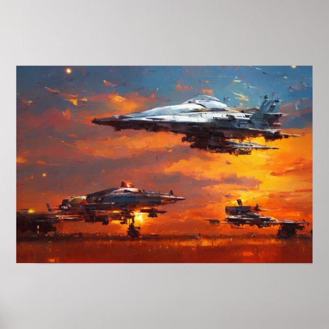 Poster Coleção Sci-fi: tributo a John Berkey (Frente)