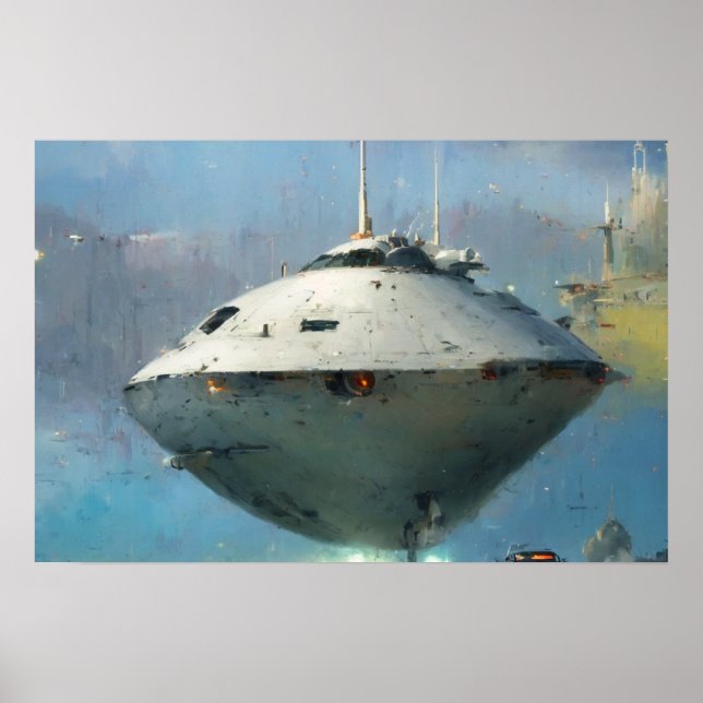 Poster Coleção Sci-fi: tributo a John Berkey (Frente)
