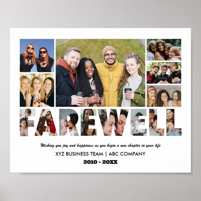 Poster Colega de Fotos de Despedida Colega de Colegas de  (Frente)