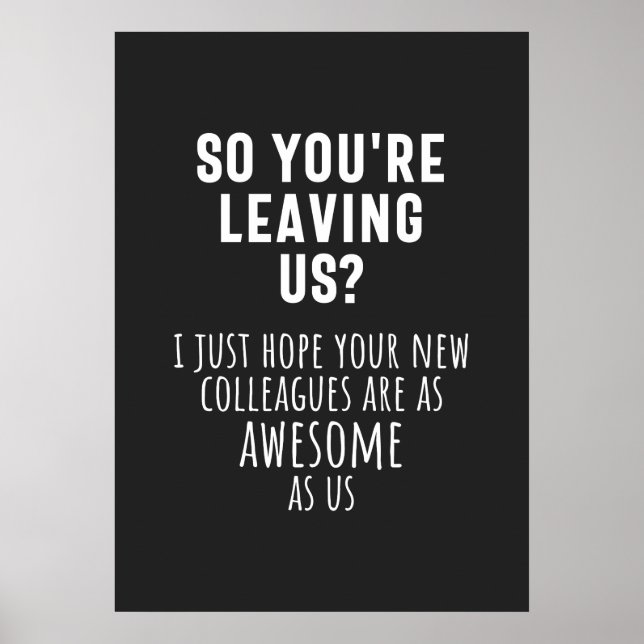 Poster colega despedida, aposentada, colega de trabalho,  (Frente)