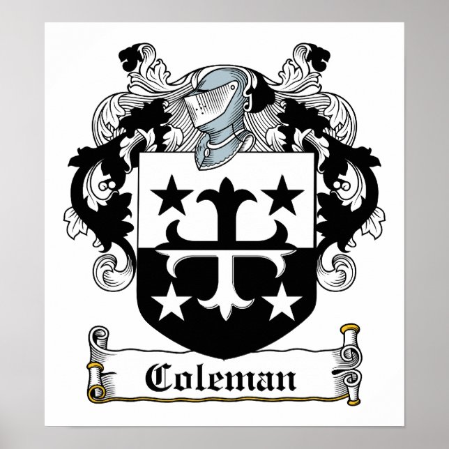 Pôster Coleman Family Crest (Frente)