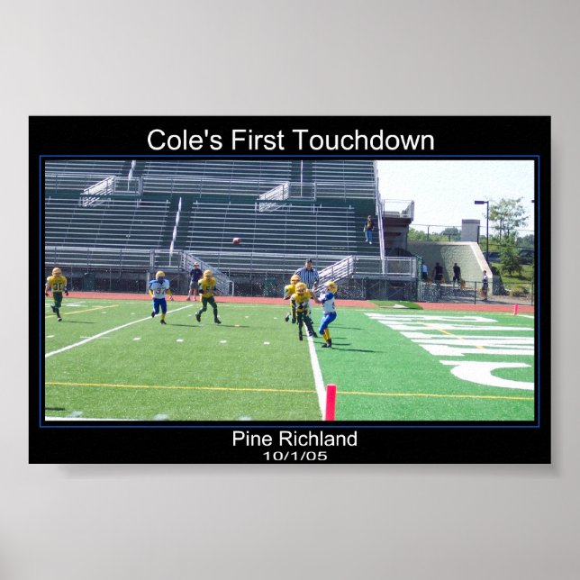 Pôster Cole's First TD (Frente)