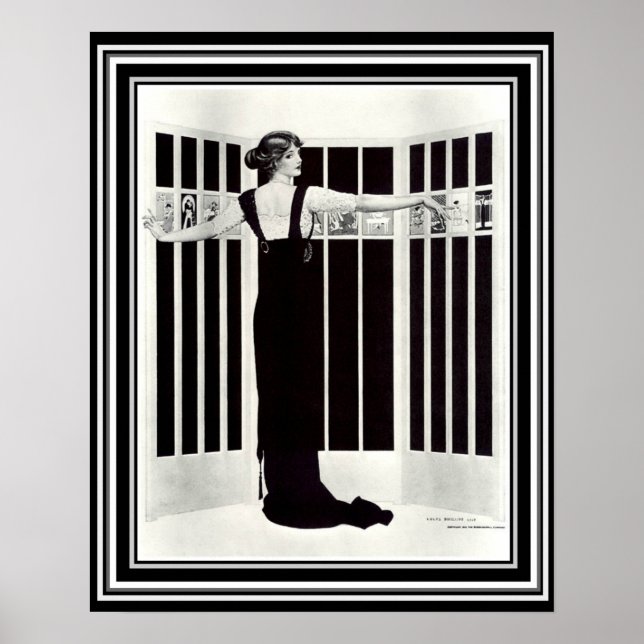 Poster Coles Phillips Art Deco "Picture Screen" 16 x 20 (Frente)