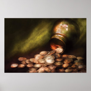 Poster Coleta de Moedas - hobby - Tesouraria