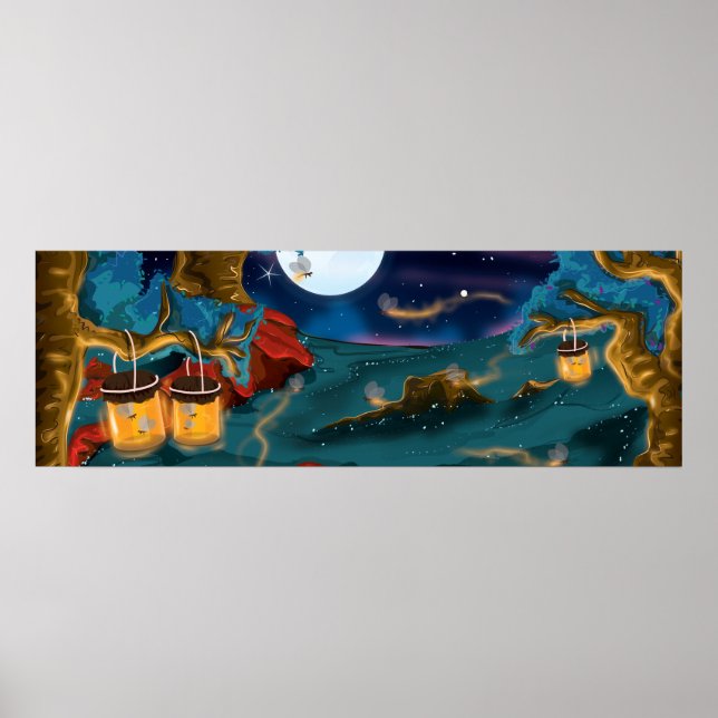 Pôster Coletando Vagalumes (Frente)