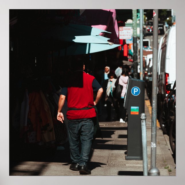 Poster Colete Vermelho (Frente)