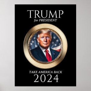 Poster Coletivo da Campanha Donald Trump 2024