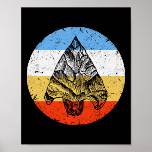 Poster Coletor de Ponta de Arroque Vintage para Caça à