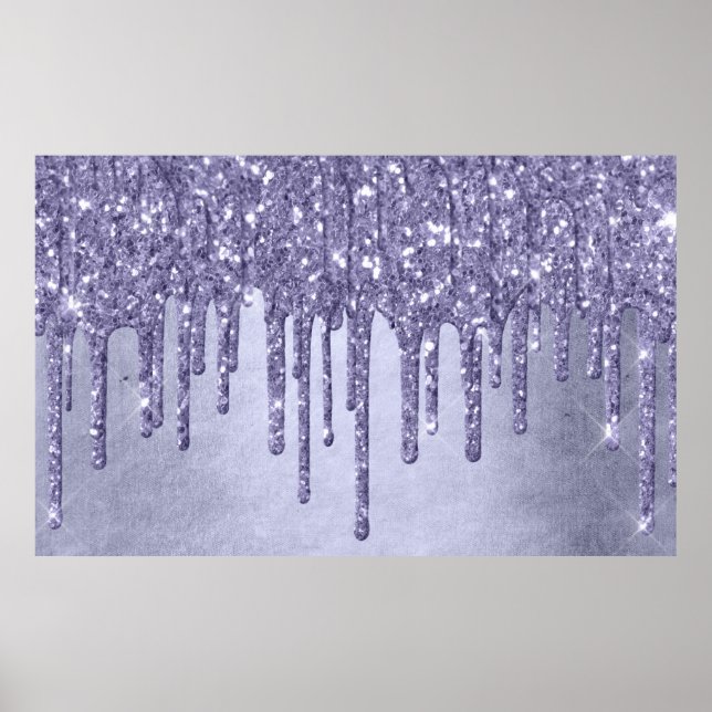 Poster Coletor Roxo | Altura de Lavanda Chic (Frente)